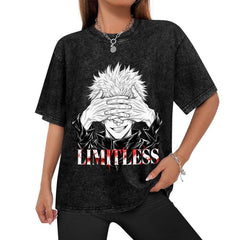 Jujutsu Kaisen Satoru Gojo Vintage Oversized Unisex Tee