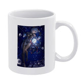 Genshin Impact Ganyu Cosmic Starry Scene Ceramic Coffee Mug