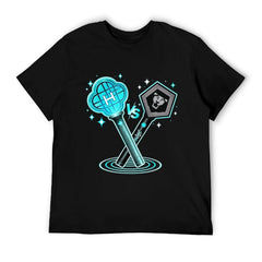 Pop Witch Girl Group Lightstick VS Graphic Oversized Men Tee