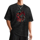 Attack On Titan Eren Founding Titan Oversized Washed Men Tee