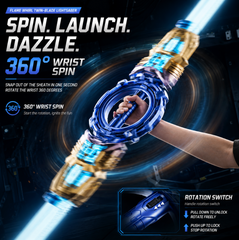 Douyin Hot Product Pairing Luminous Double-Edged Laser Sword Colorful Lights Cool Children'S Internet Celebrity Toys Gifts Wholesale
