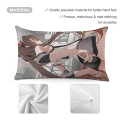 Genshin Impact Hu Tao Casual Outfit Rectangular Throw Pillow Case