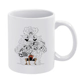One Piece Luffy Gear Spirit Silhouette Ceramic Coffee Mug