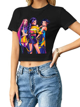 Huntrix Kpop Demon Hunters Live Stage Women Cropped Tee