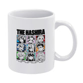 Demon Slayer The Hashira Pillars Group Collage Ceramic Coffee Mug