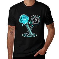 Pop Witch Girl Group Lightstick VS Graphic Oversized Men Tee