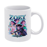 KPop Demon Hunters Zoey Huntrix Group Graphic Ceramic Coffee Mug