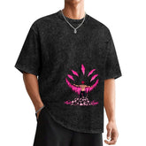 Jujutsu Kaisen Mahito Pink Energy Washed Graphic Men Tee