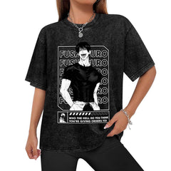 Jujutsu Kaisen Toji Fushiguro Vintage Oversized Unisex Tee
