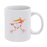 One Piece Luffy Straw Hat Brush‑Stroke Art Ceramic Coffee Mug
