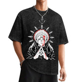 Jujutsu Kaisen Ryomen Sukuna Vintage Washed Anime T‑Shirt