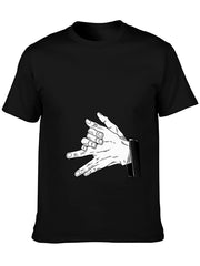 Jujutsu Kaisen Gojo Satoru Unlimited Void Hand‑Sign Anime T‑Shirt