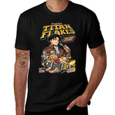 Attack On Titan Levi Titan Flakes Cereal Parody Graphic Men Tee