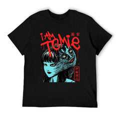 Junji Ito Tomie Horror Anime Short Sleeve T‑Shirt