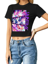 Kpop Demon Hunters Tunirix Panel Women Cropped Tee