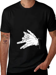 Jujutsu Kaisen Gojo Satoru Unlimited Void Hand‑Sign Anime T‑Shirt