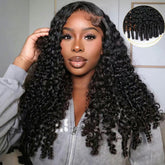 Burmese Curly 13x4 13x6 Full Lace Frontal Human Hair Wigs 180% 250% Density