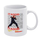 Jujutsu Kaisen Yuji Itadori Typography Action Ceramic Coffee Mug