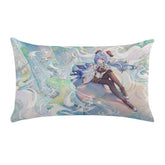 Genshin Impact Ganyu Cloudy Aesthetic Rectangular Throw Pillow Case