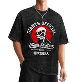Attack On Titan Colossal Titan Vintage Oversized Washed Men Tee