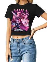 Kpop Demon Hunters Mira Bootleg Women Cropped Tee