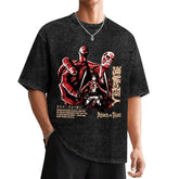 Attack On Titan Colossal Titan Oversized Washed Men Tee