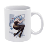 Genshin Impact Shenhe Sleeping Vertical Art Ceramic Coffee Mug