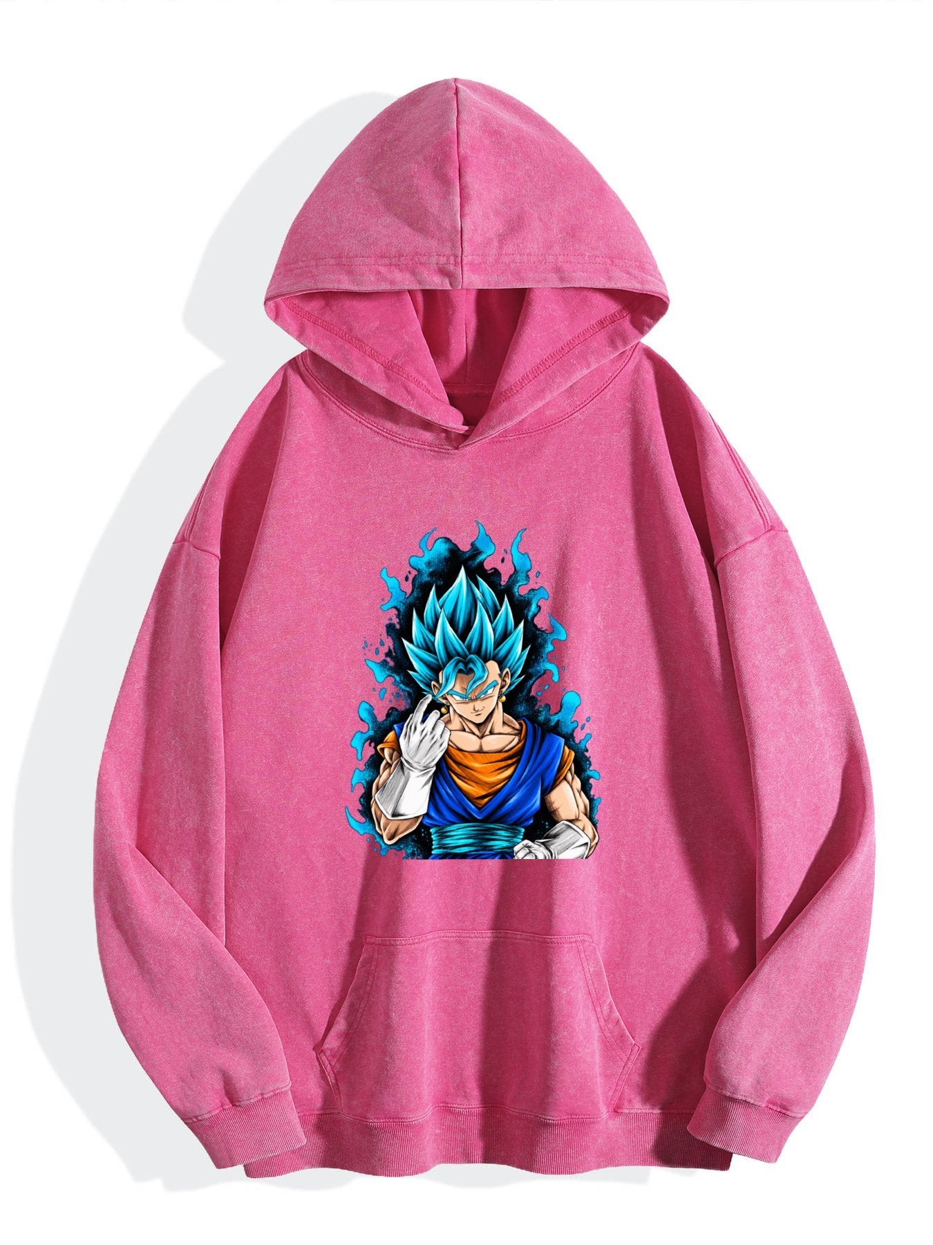 Dragon Ball Super Saiyan Blue Vegito Vintage Wash Hoodie