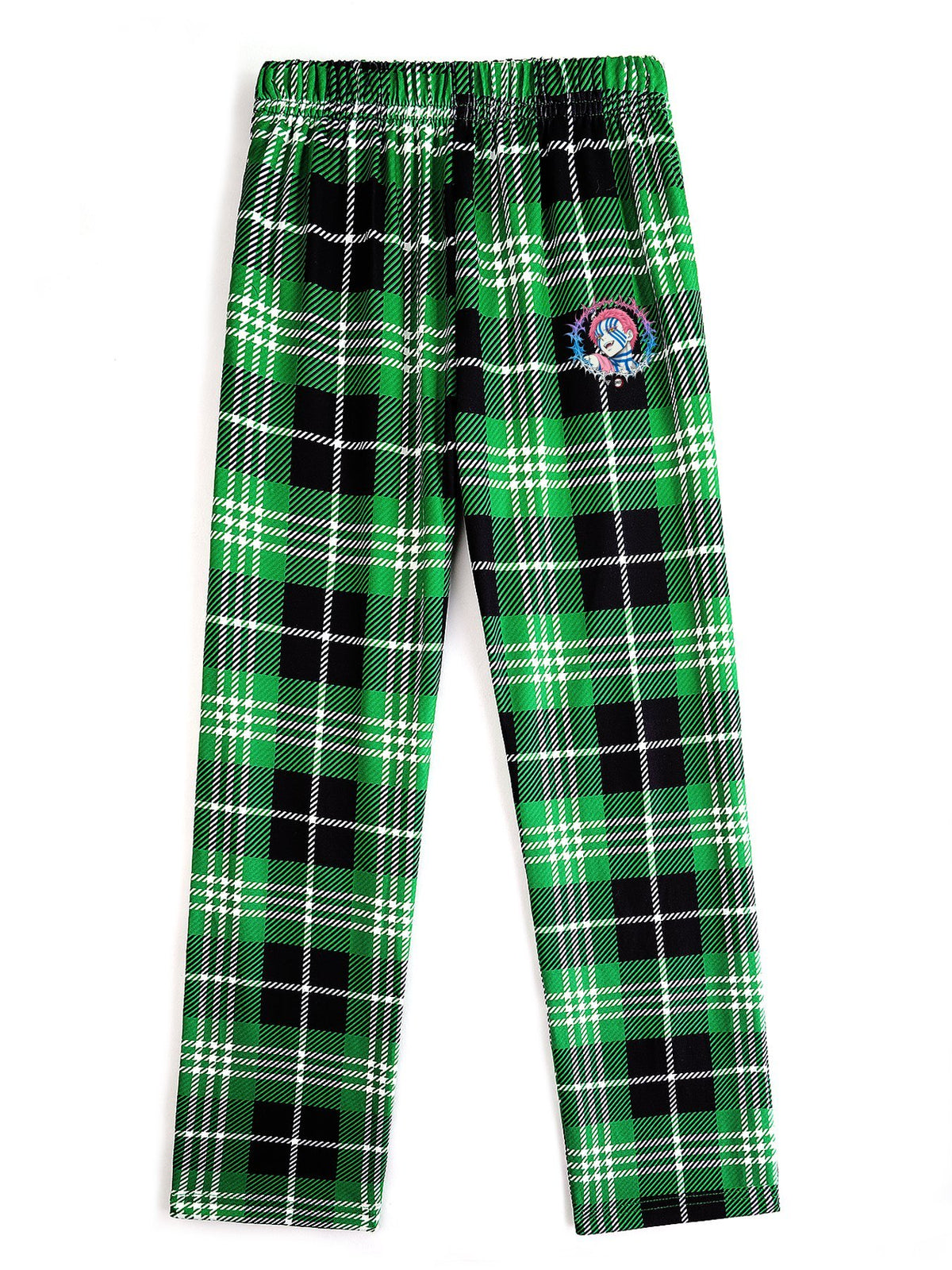 Demon Slayer Akaza Circular Badge‑Print Straight‑Leg Sweatpants