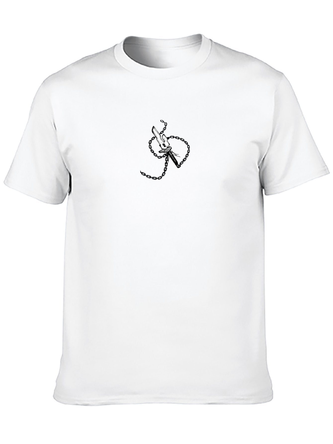 Jujutsu Kaisen Double‑Sided Black‑White Graphic Anime T‑Shirt