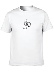 Jujutsu Kaisen Double‑Sided Black‑White Graphic Anime T‑Shirt