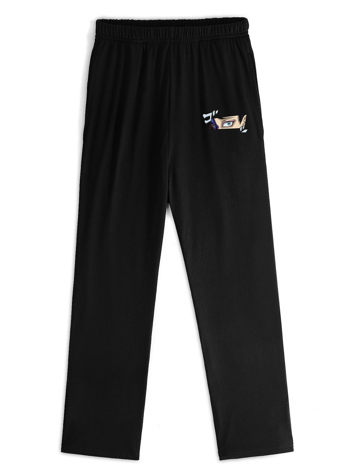 Demon Slayer Akaza Graphic‑Print Straight‑Leg Casual Sweatpants