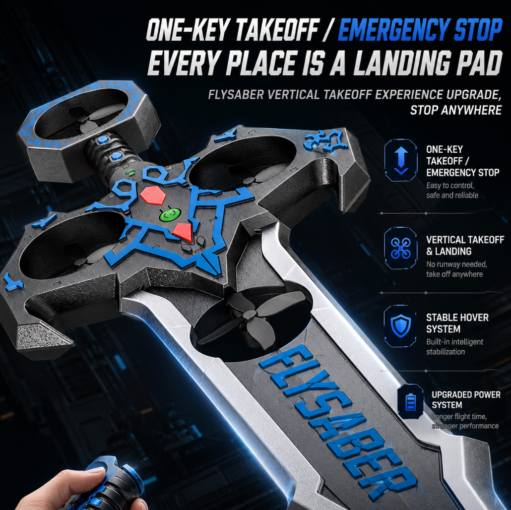 Yujian Flying Gesture Somatosensory Remote Control Smart Toy Magic Sword Flying Sword Black Technology Aircraft Rechargeable