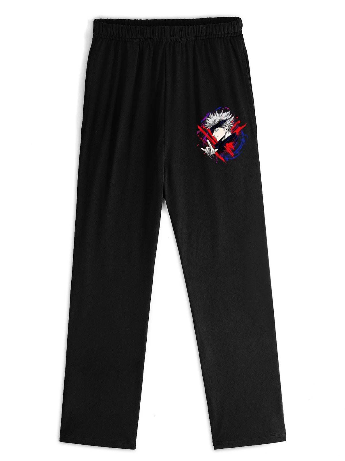 Jujutsu Kaisen Satoru Gojo Circular Straight‑Leg Sweatpants