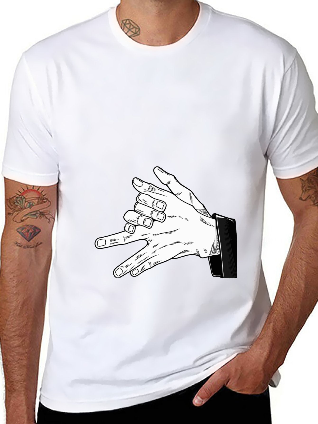 Jujutsu Kaisen Gojo Satoru Unlimited Void Hand‑Sign Anime T‑Shirt