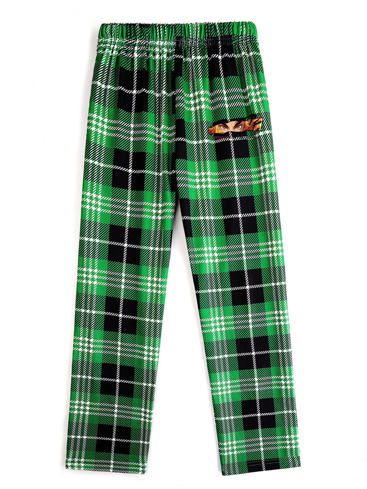 Demon Slayer Flame Hashira Rengoku Kyojuro Straight‑Leg Sweatpants