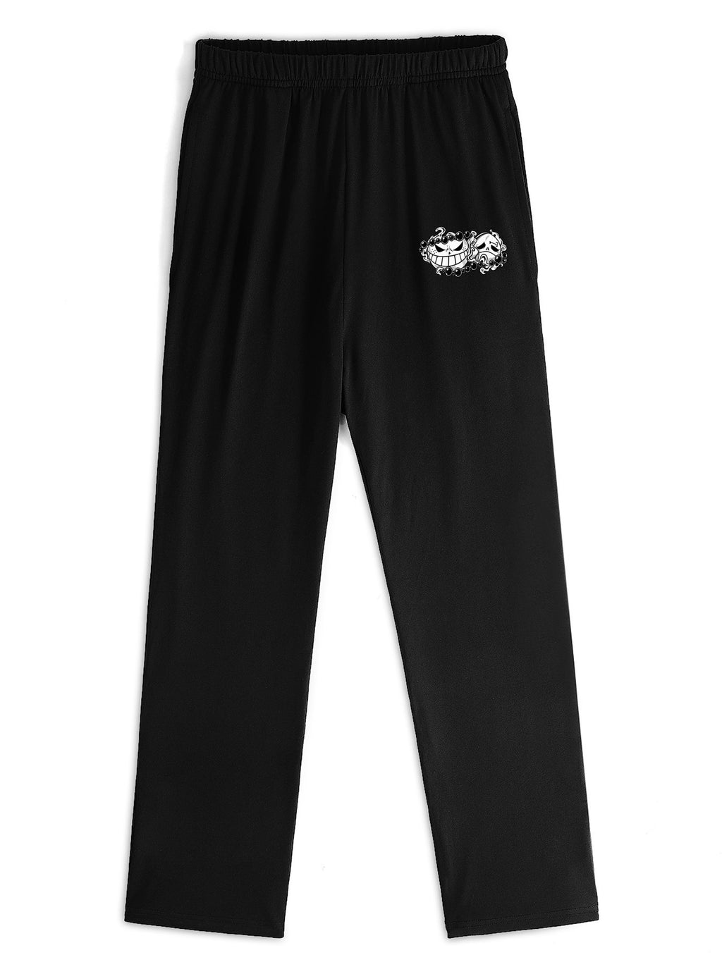 One Piece Portgas D. Ace Printed Straight‑Leg Casual Sweatpants