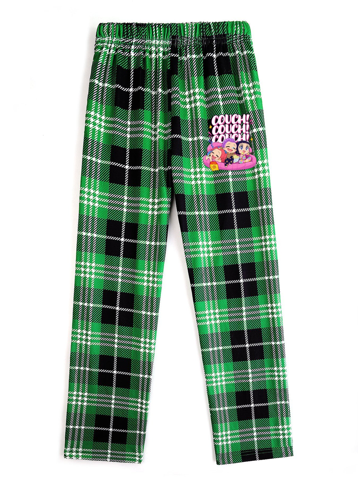 Pop Huntress Squad Colorful Cartoon‑Print Straight‑Leg Sweatpants