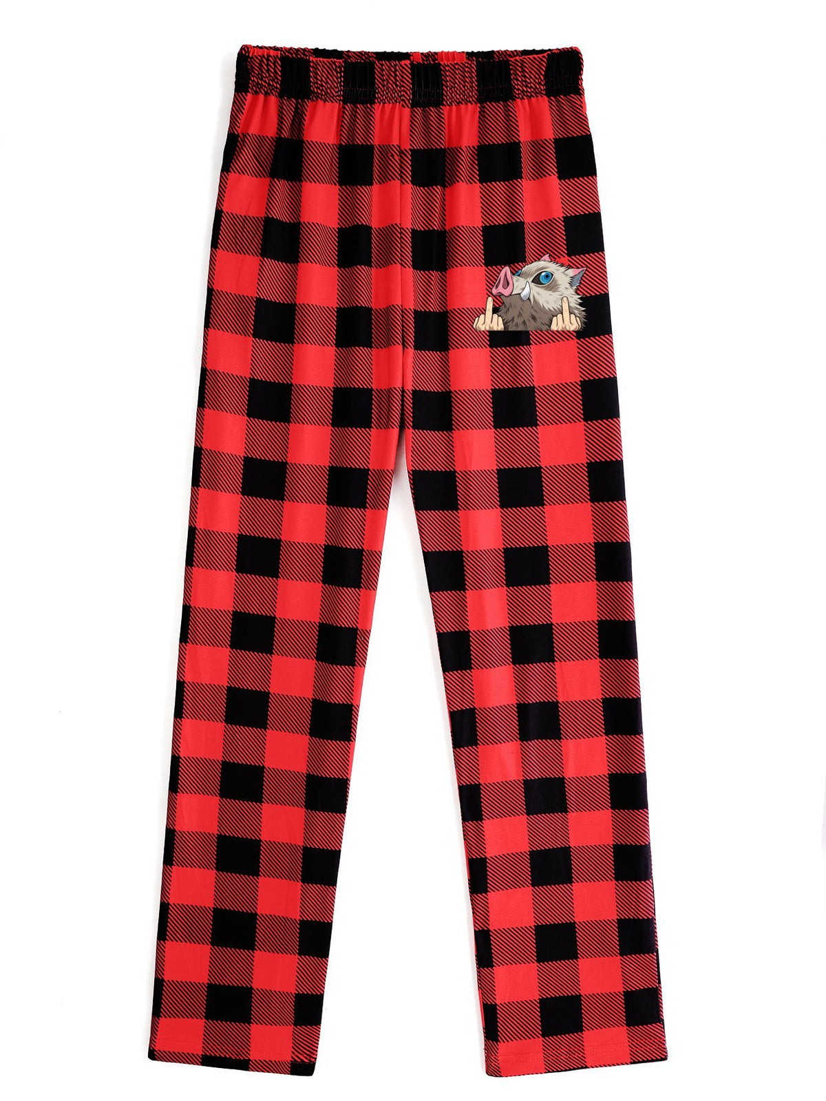 Demon Slayer Inosuke Hashibira Fun‑Print Straight‑Leg Sweatpants