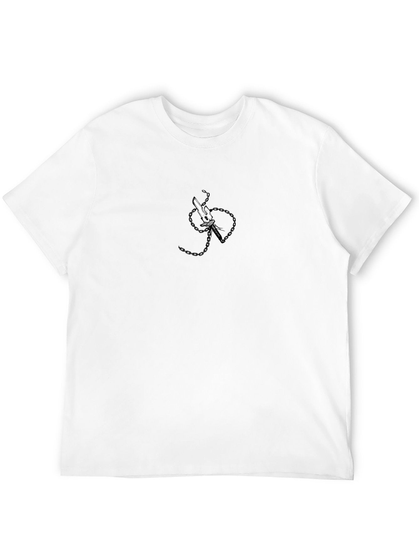 Jujutsu Kaisen Double‑Sided Black‑White Graphic Anime T‑Shirt
