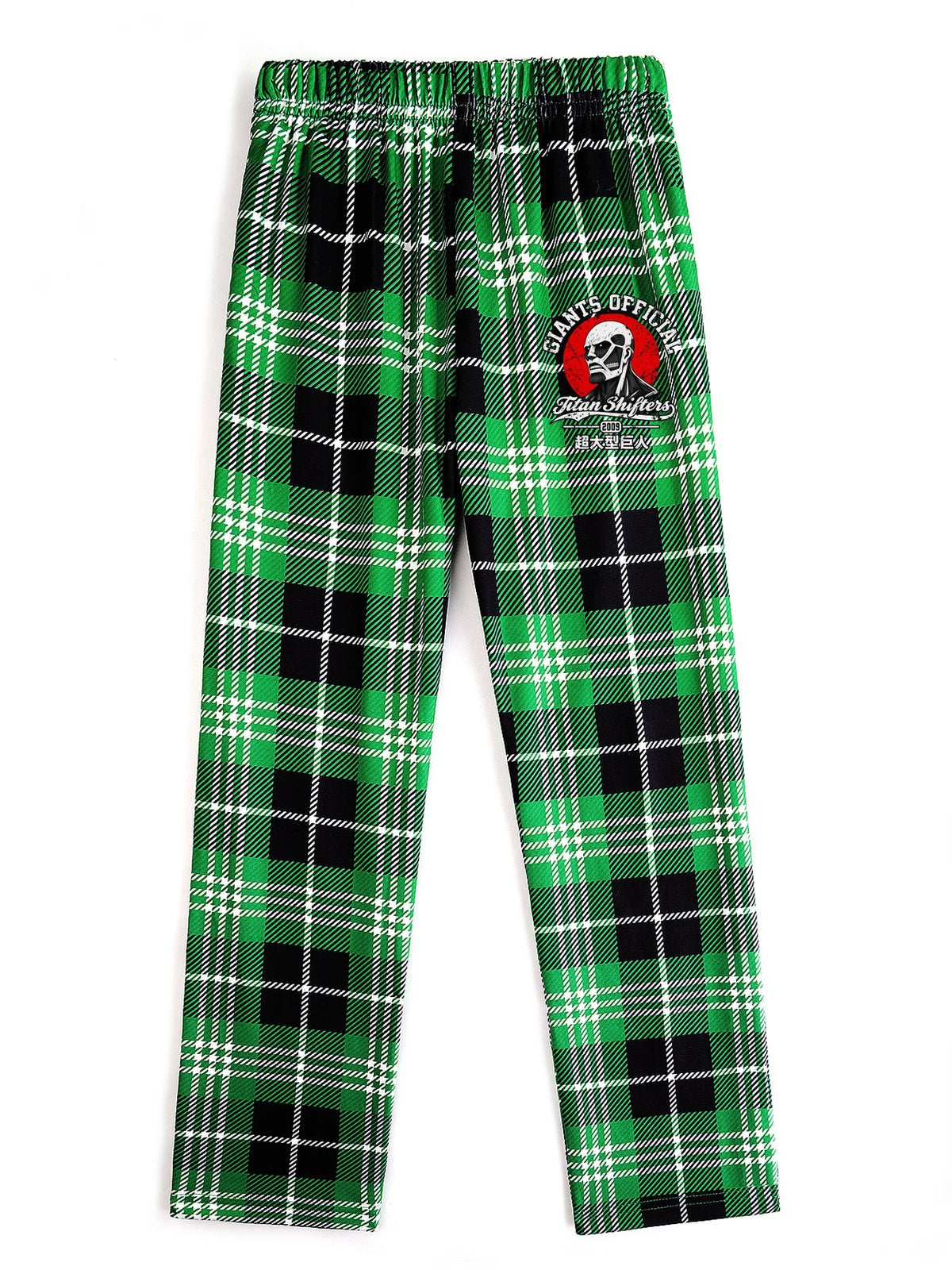 Attack On Titan Vintage Badge Straight‑Leg Sweatpants
