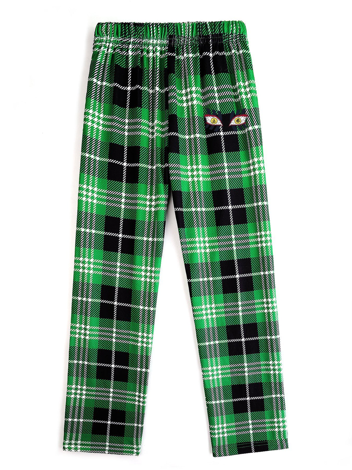 Demon Slayer Akaza Eye‑Detail Mini‑Print Straight‑Leg Sweatpants