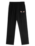 Demon Slayer Akaza Eye‑Detail Mini‑Print Straight‑Leg Sweatpants