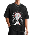 Jujutsu Kaisen Ryomen Sukuna Vintage Washed Anime T‑Shirt