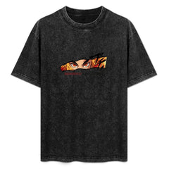 Demon Slayer Rengoku Eyes Detail Oversized Washed Men Tee