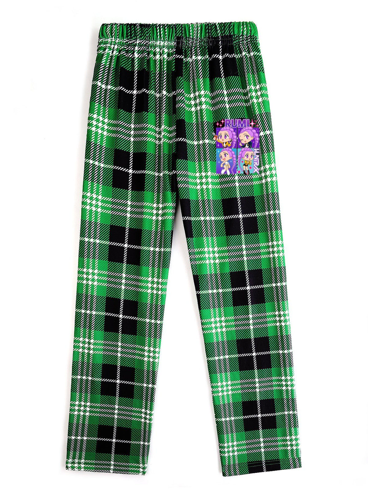 Pop Huntress Squad Colorful Character Straight‑Leg Lounge Sweatpants