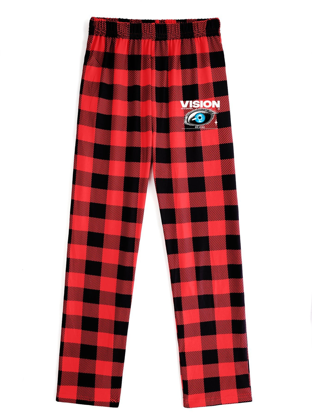 Jujutsu Kaisen Six‑Eyes Vision Print Casual Sweatpants