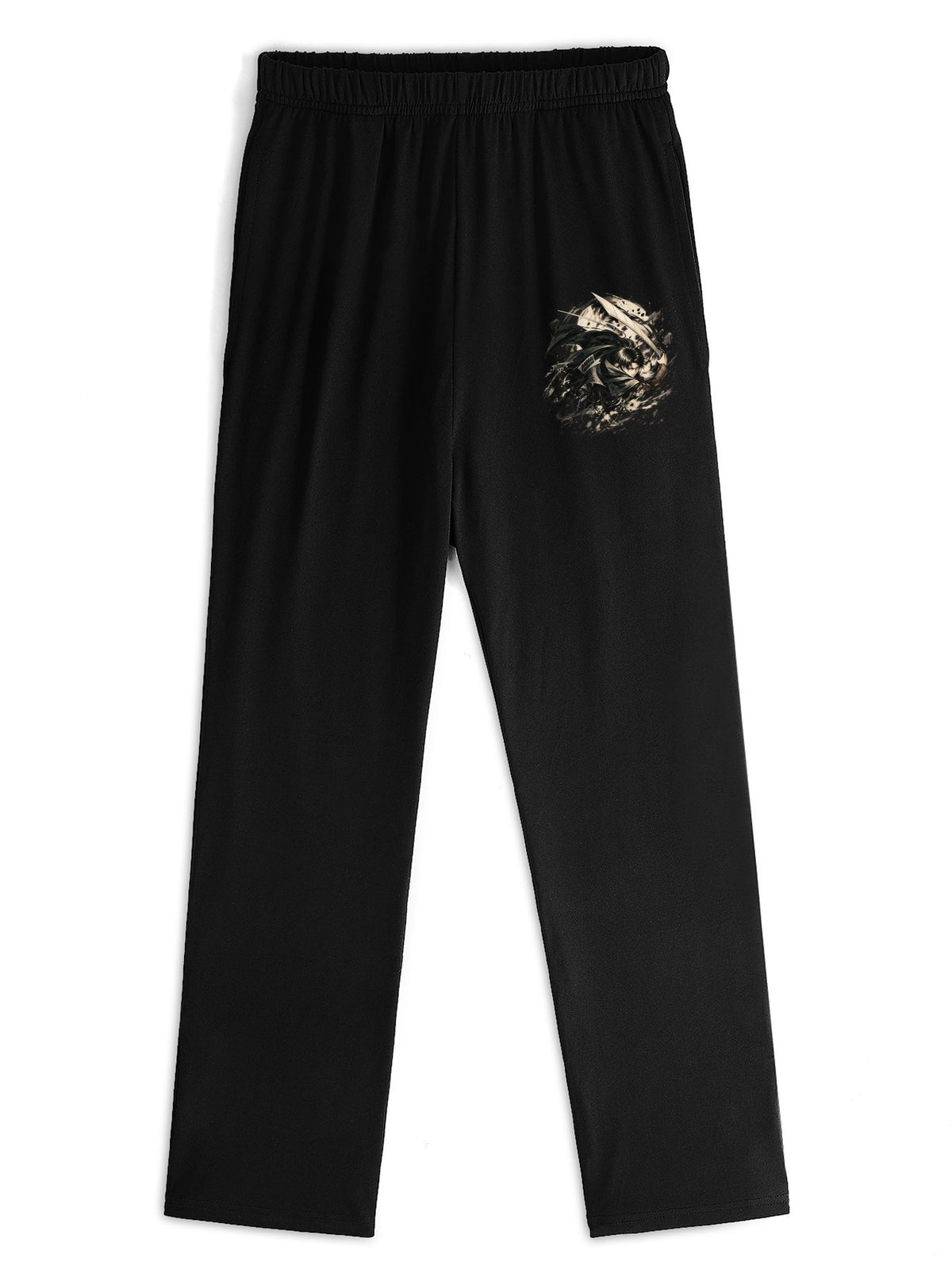 Attack On Titan Circular Straight‑Leg Sweatpants