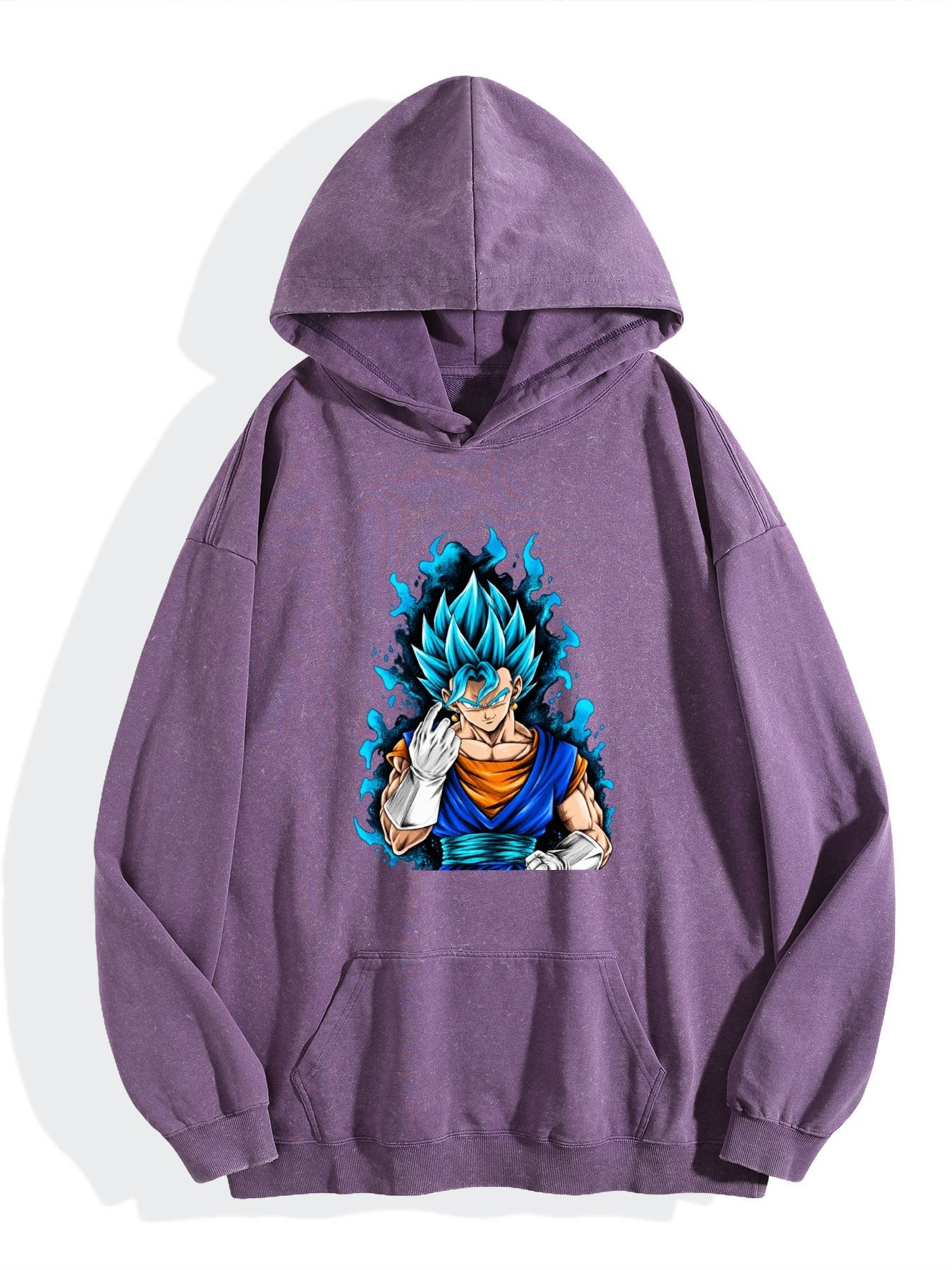 Dragon Ball Super Saiyan Blue Vegito Vintage Wash Hoodie