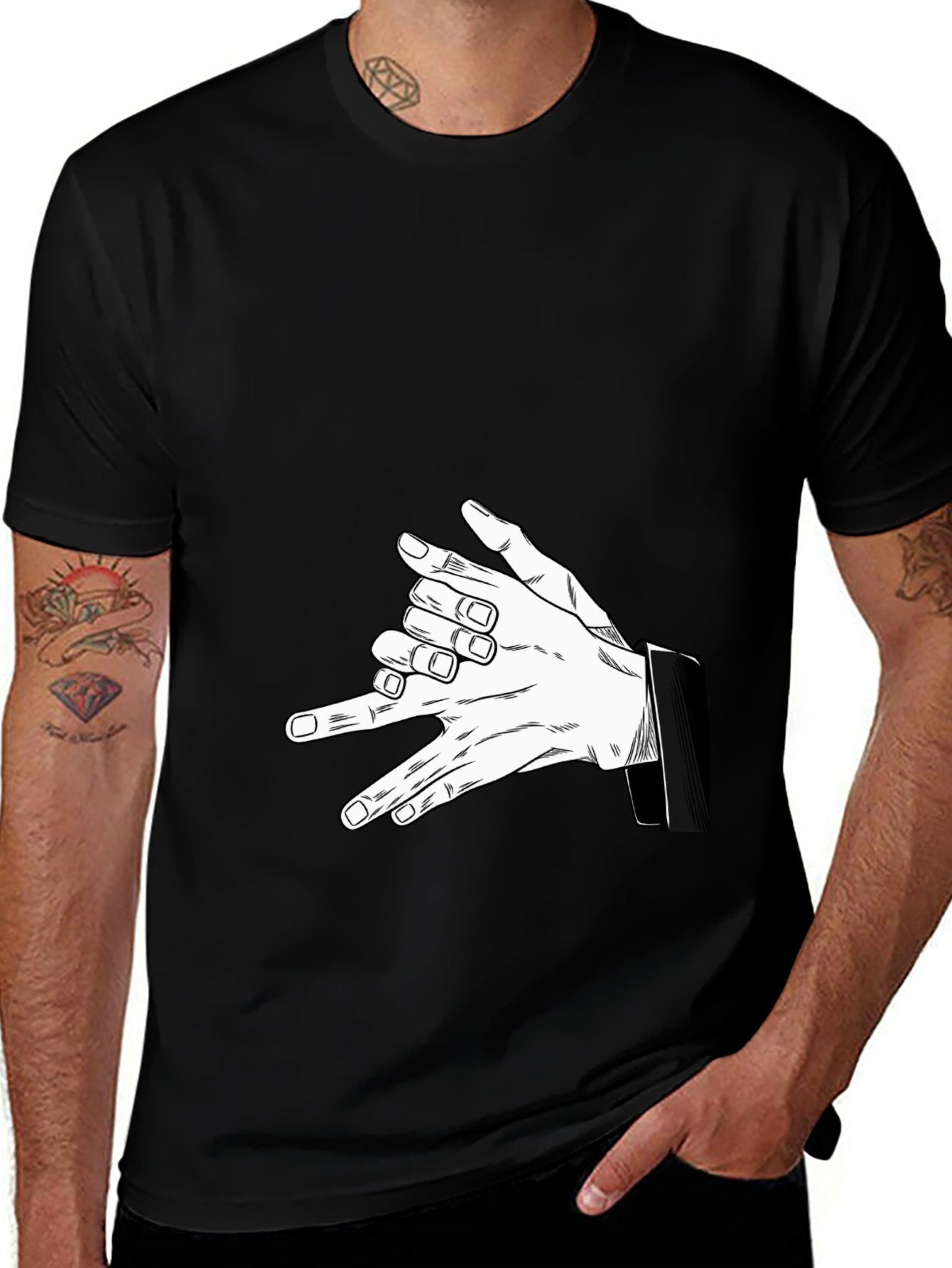 Jujutsu Kaisen Gojo Satoru Unlimited Void Hand‑Sign Anime T‑Shirt